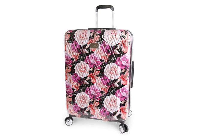BEBE Women's Luggage Marie - Black Floral Print